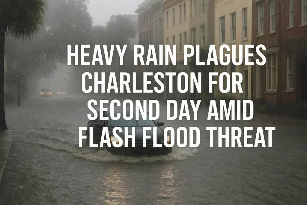 Heavy Rain Plagues Charleston for a Second Day Amid Flash Flood Threat